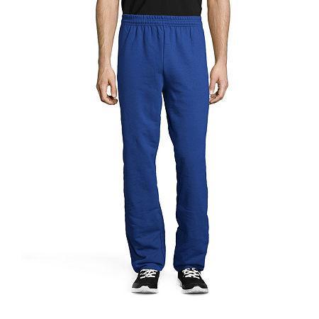 Hanes EcoSmart Womens Fleece Sweatpants with Open Bottom Legs, 30.5 Light Steel S Product Image