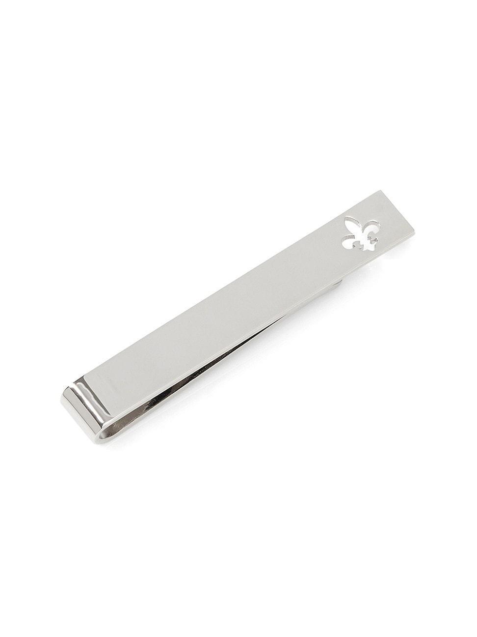 Men's Cuff Links, Inc. Fleur De Lis Tie Bar, Silver Product Image