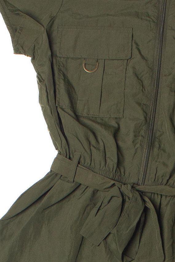 Utility Parachute Belted Jumpsuit Product Image
