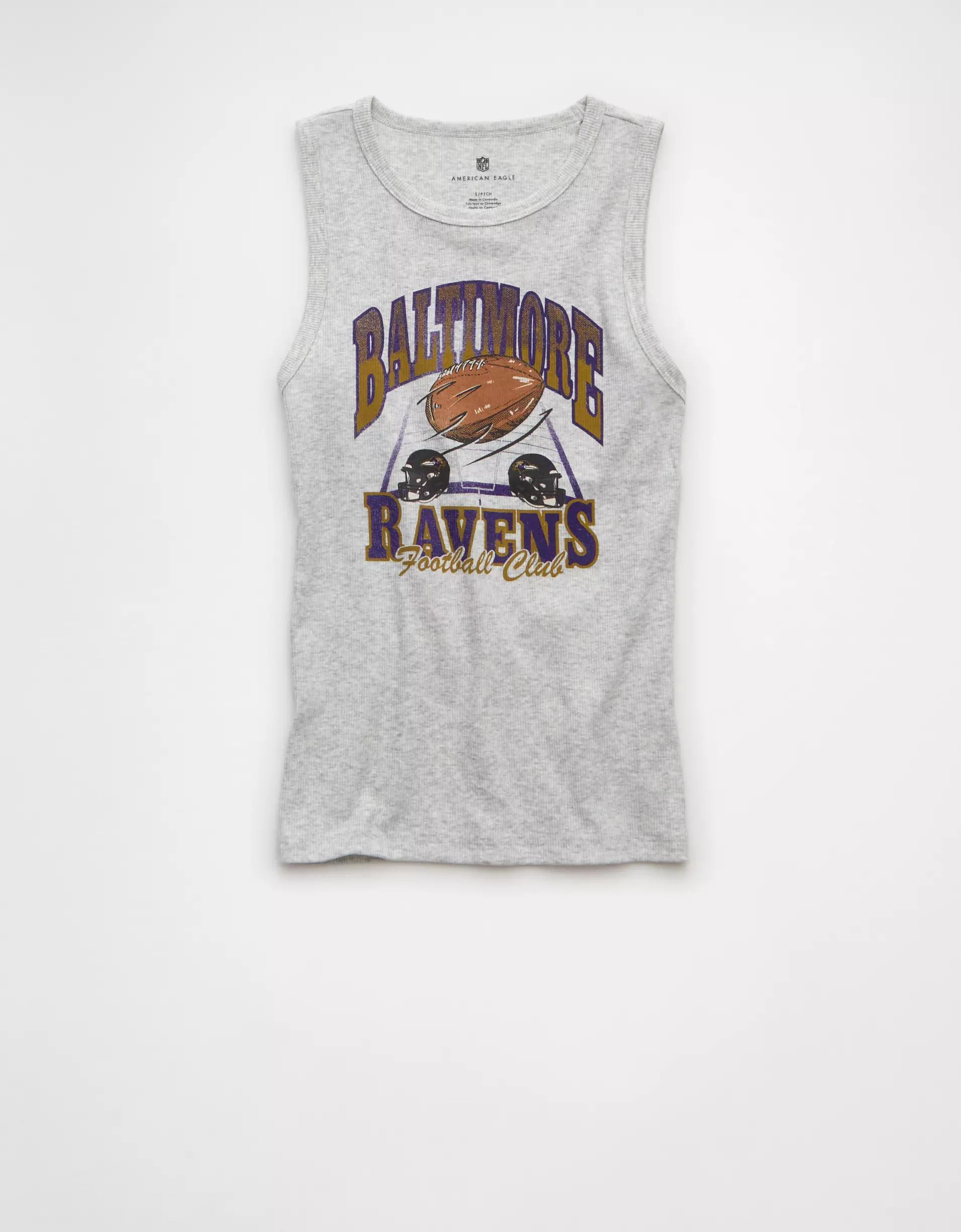 AE NFL Baltimore Ravens Graphic Tank Top Product Image