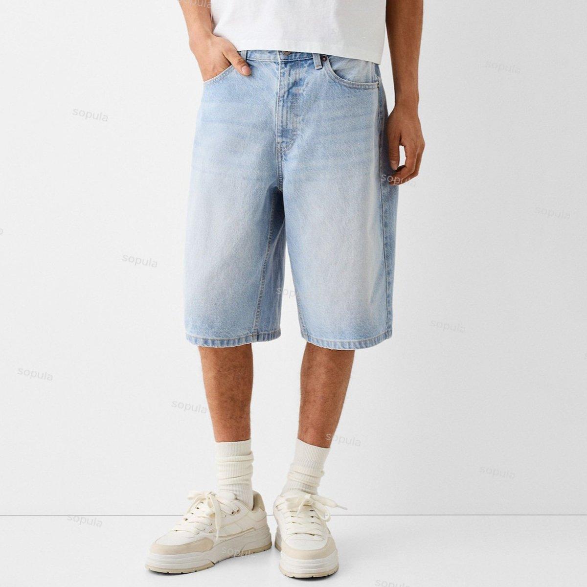 Men's Street Heavy Diamond Denim Shorts Product Image