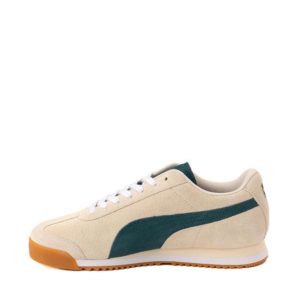 PUMA Roma Suede (Alpine Snow/Cold Green/Gum) Men's Lace up casual Shoes Product Image