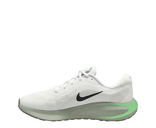 Nike Journey Run Men's Road Running Shoes, Size: 15, White Black Jade Product Image