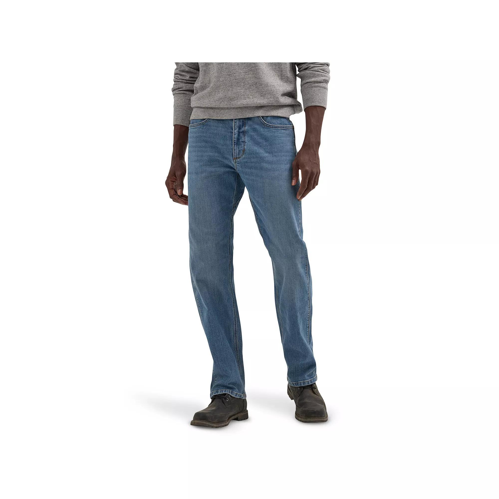Men's Wrangler Peak Comfort Regular Fit Jeans, Size: 40X30, Grassed Product Image