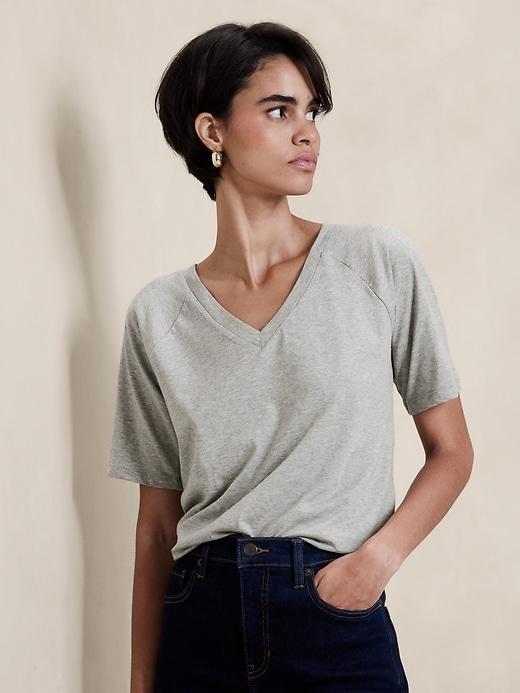 Cotton Raglan T-Shirt Product Image