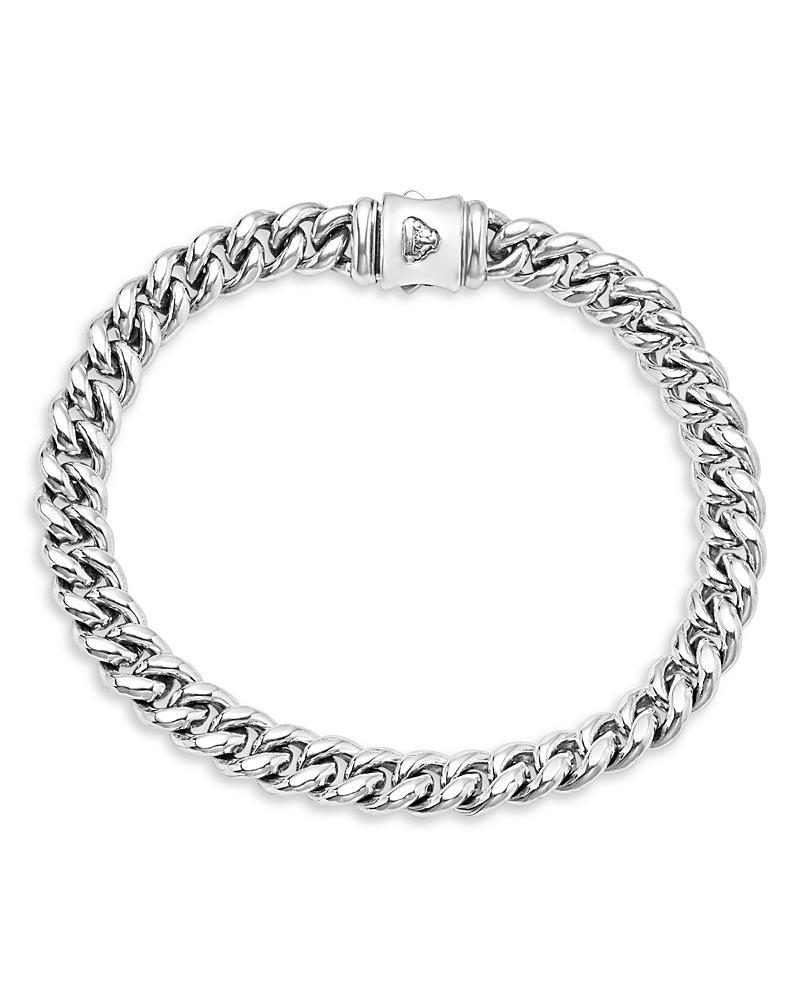 Lago Mens Sterling Silver Anthem Curb Chain Link Bracelet - Exclusive Product Image