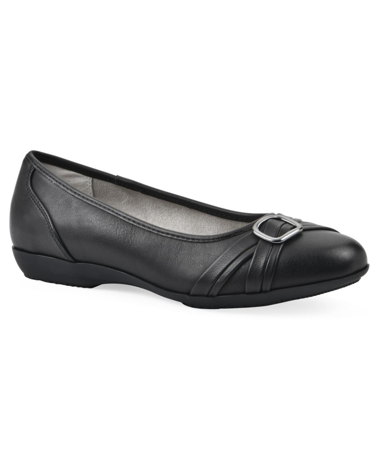 Cliffs by White Mountain Calming Women's Ballet Flats, Size: 7.5 Wide, New Blue Smo Product Image