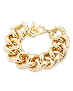 Kenneth Jay Lane Chunky Chain Link Bracelet in 18K Gold Plated Product Image