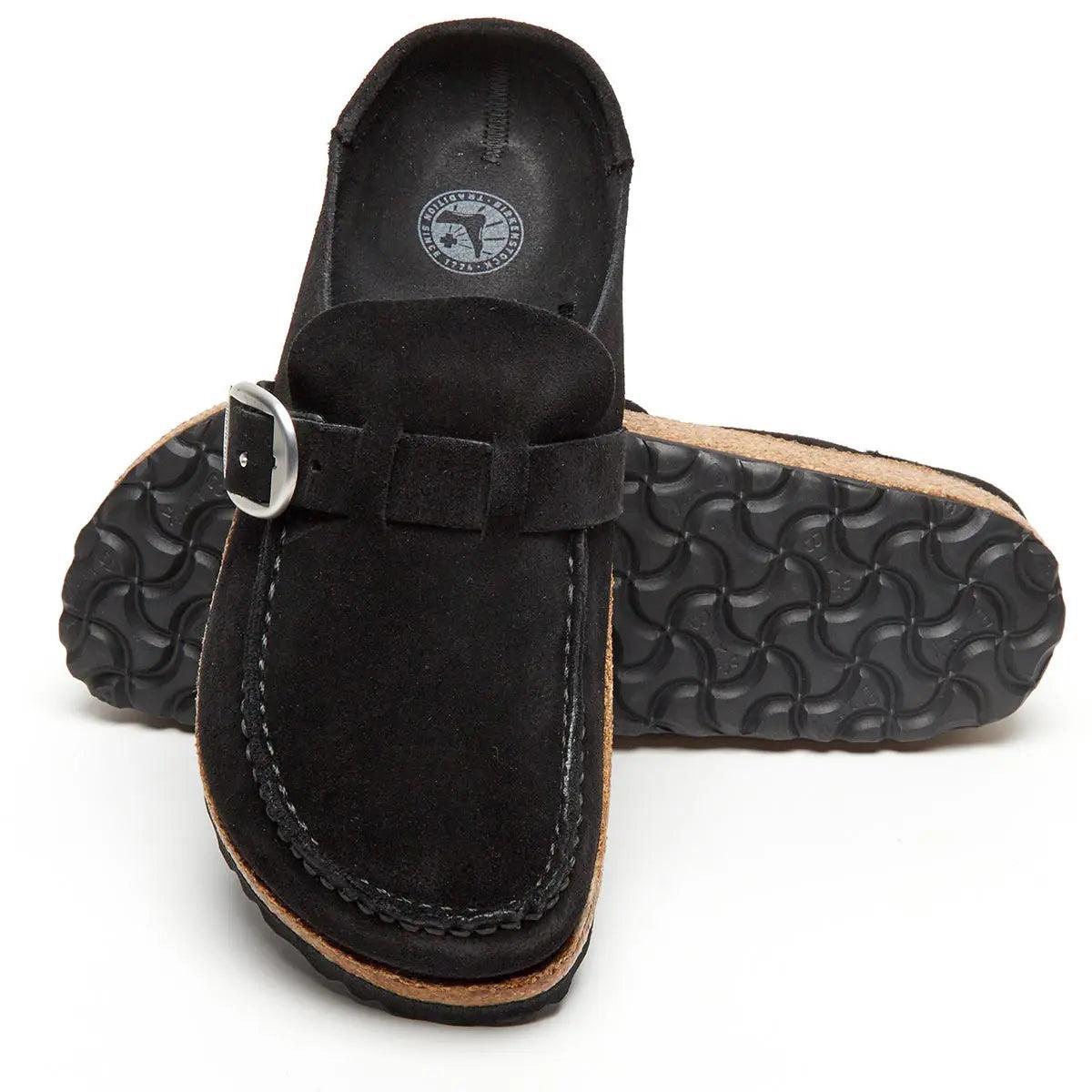 Birkenstock Buckley Suede Leather Mule Shoes Product Image
