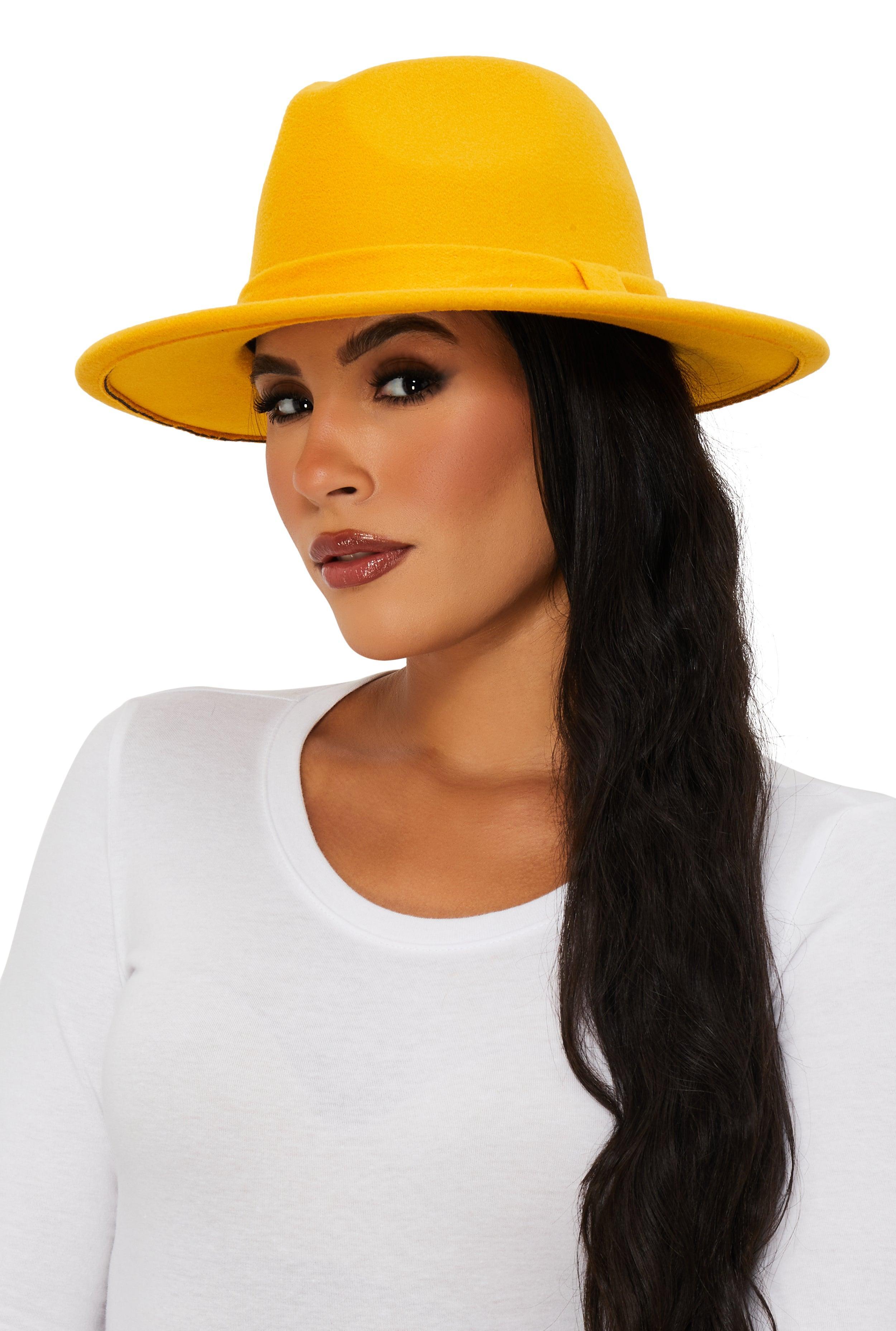 Solid Felt Fedora Female Product Image