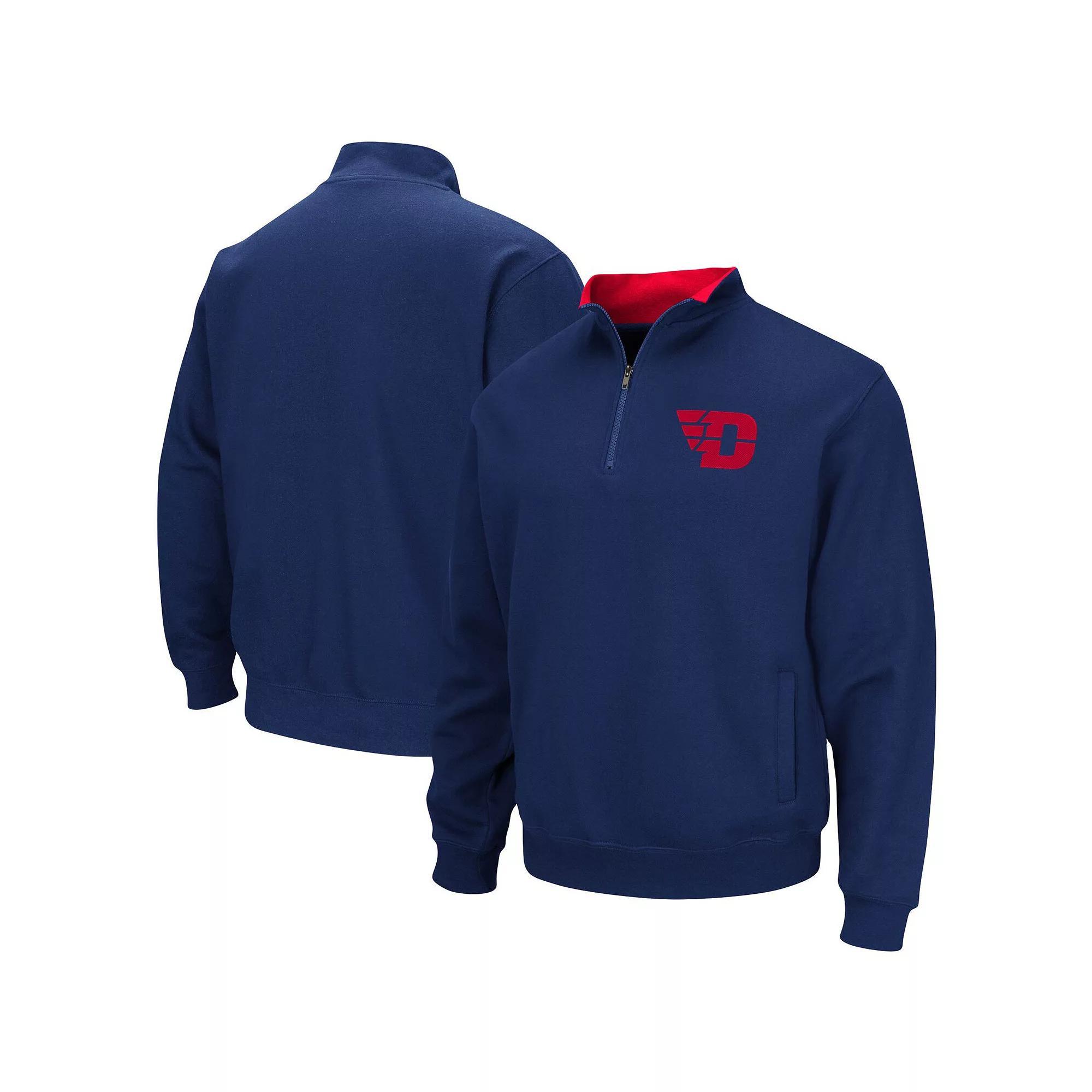 Men's Colosseum Navy Michigan Wolverines Big & Tall Tortugas Quarter-Zip Jacket, Size: 2XB, Blue Product Image