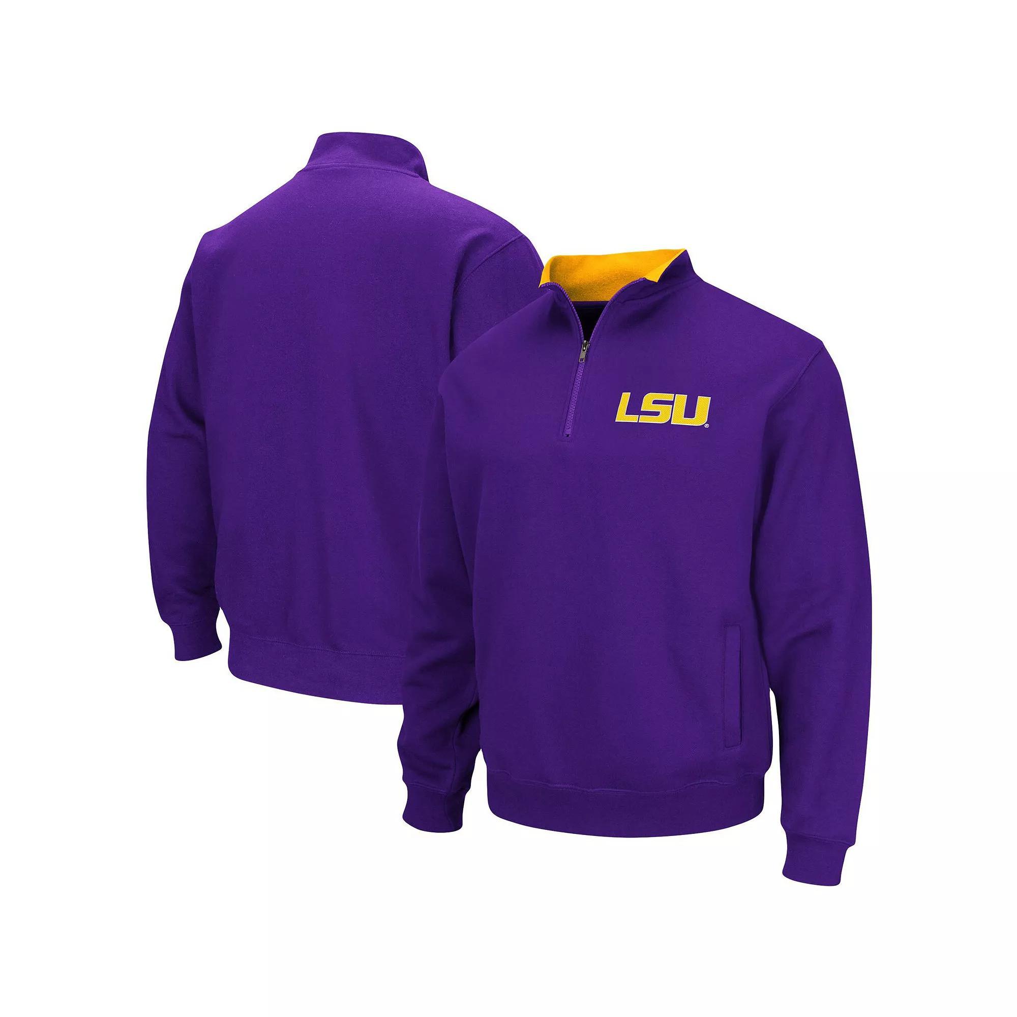 Men's Colosseum Royal Delaware Fightin' Blue Hens Tortugas Logo Quarter-Zip Pullover Jacket, Size: 2XL Product Image