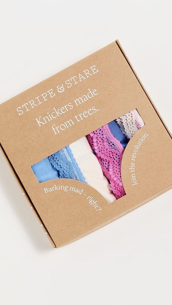 Stripe & Stare Original Knicker Four Pack | Shopbop Product Image