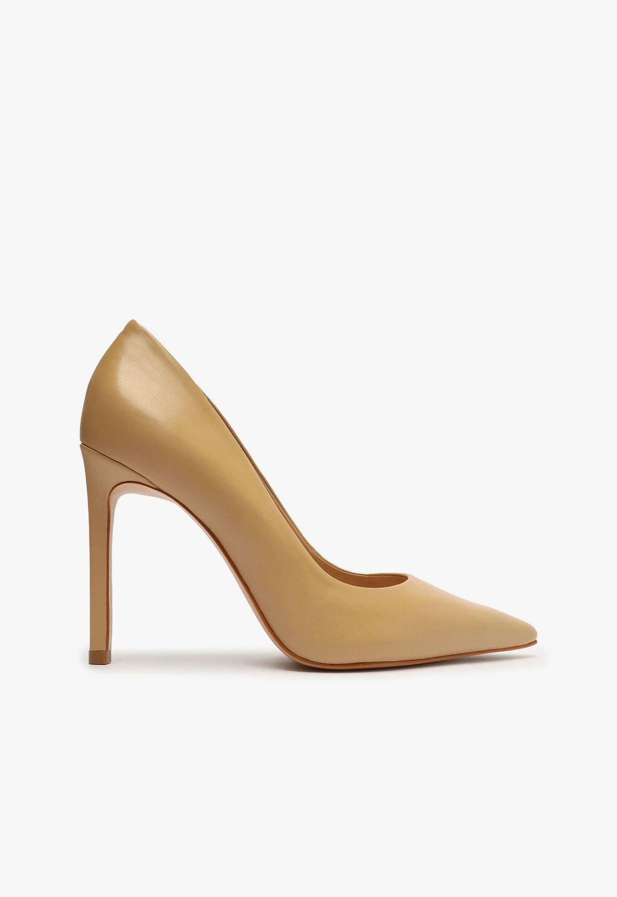 Womens Lou 100MM Leather Stiletto Pumps Product Image
