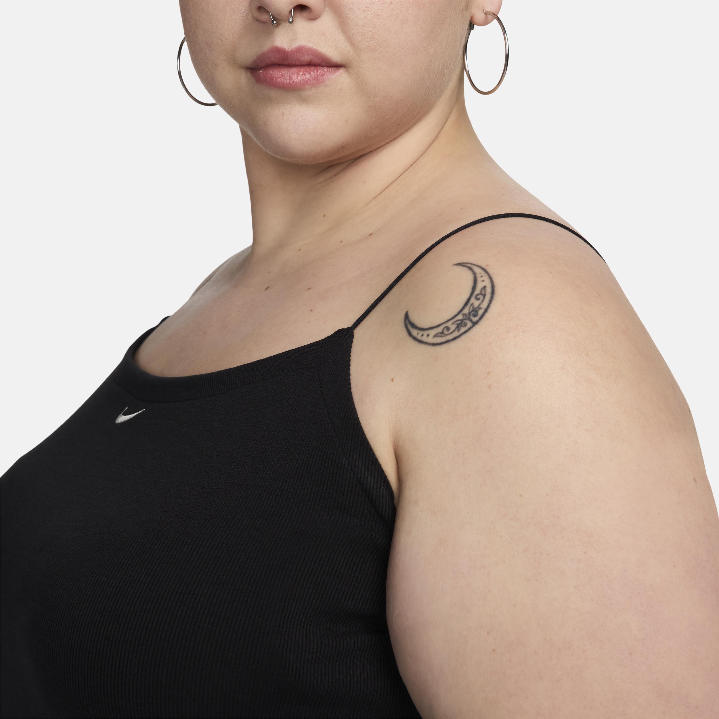 Nike Sportswear Chill Knit Women's Tight Mini-Rib Cami Dress (Plus Size) Product Image