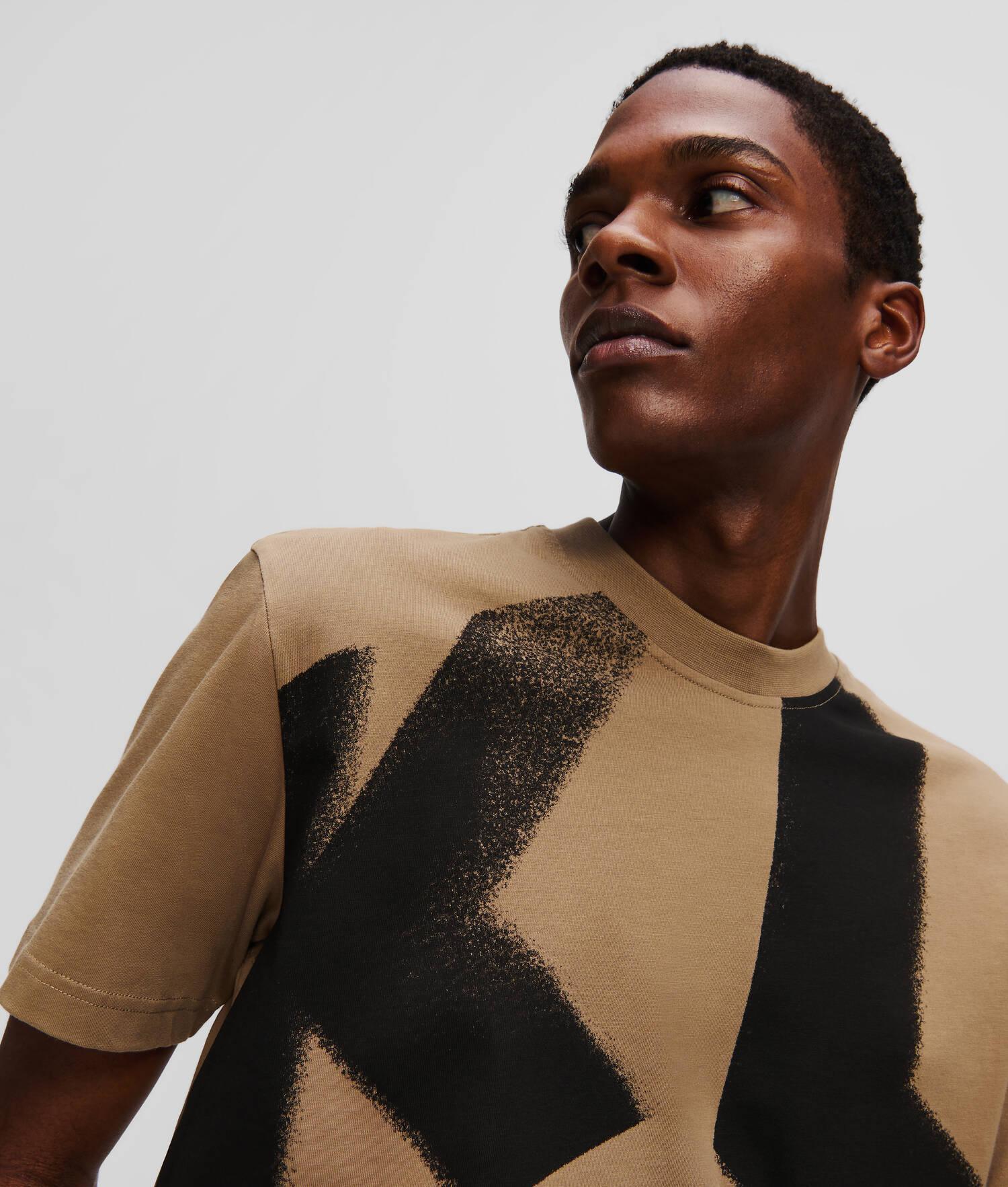 KLJ MONOGRAM BLEACHED T-SHIRT  Product Image