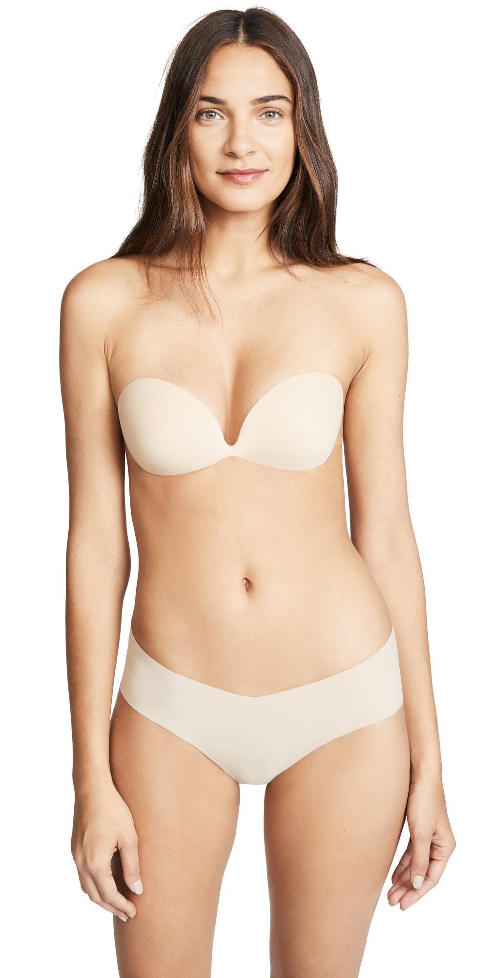 Maidenform Bra: Invisible Adhesive Backless Strapless Bra M2289, Women's, Size: CUP SIZE C, Neutral Beige Product Image