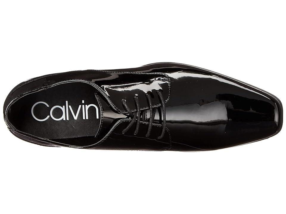 Calvin Klein Brodie Patent Pu) Men's Lace up casual Shoes Product Image
