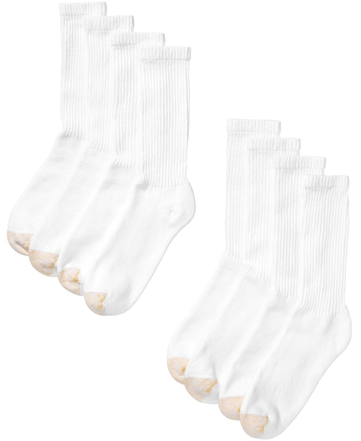 Mens 8-Pack Athletic Crew Socks Product Image