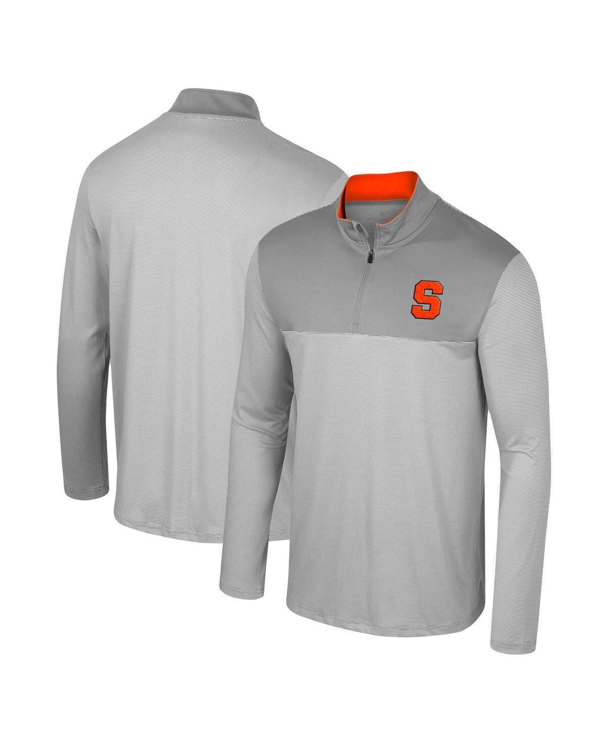 Men's Colosseum Gray UCLA Bruins Tuck Quarter-Zip Top, Size: XL, Grey Product Image