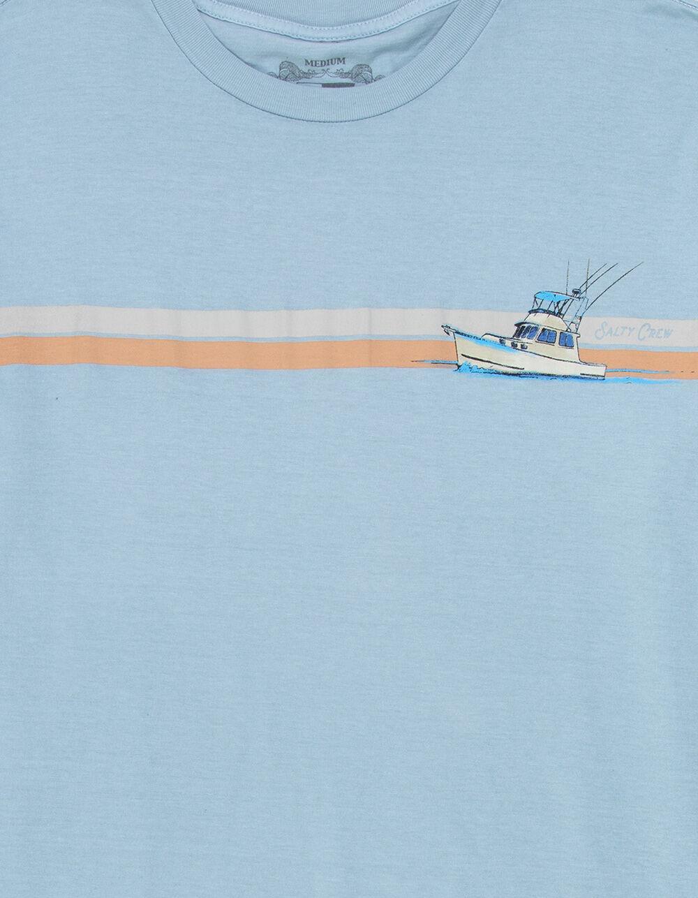 SALTY CREW Water Line Mens Tee - LIGHT BLUE Product Image