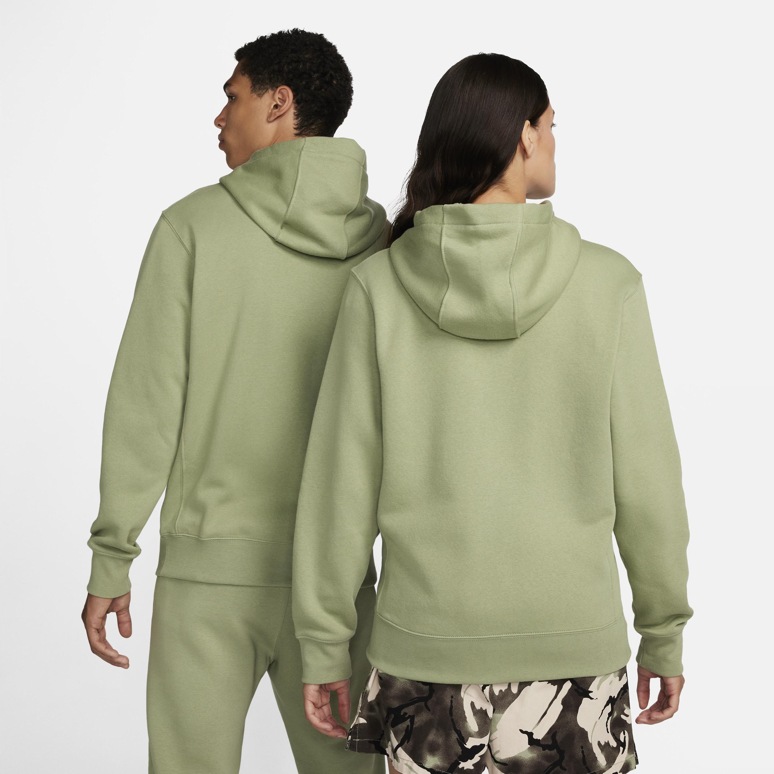 Mens Nike Sportswear Club Fleece Full-Zip Hoodie Black Navy White Product Image