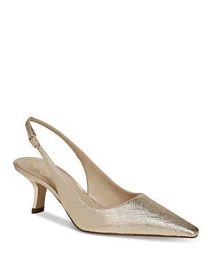 Womens Bianka Leather Slingback Pumps Product Image