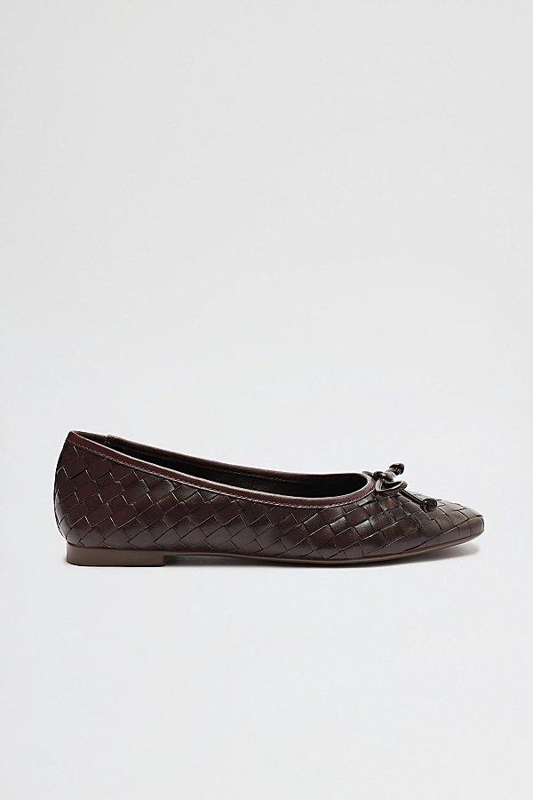 Schutz Womens Arissa Woven Slip On Flats Product Image