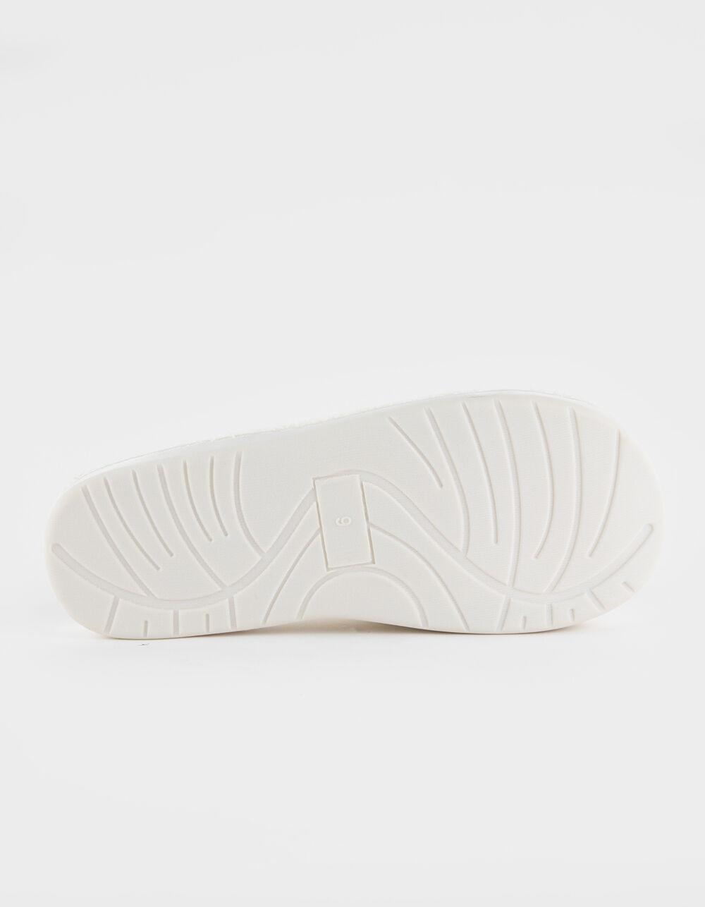 MIA Cozi Peace Womens Clog Slippers - WHITE Product Image