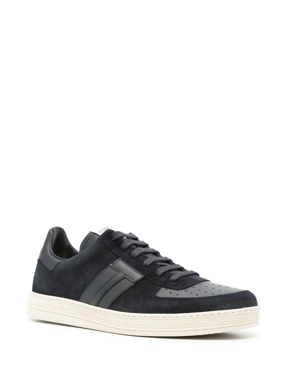 T-patch suede sneakers Product Image