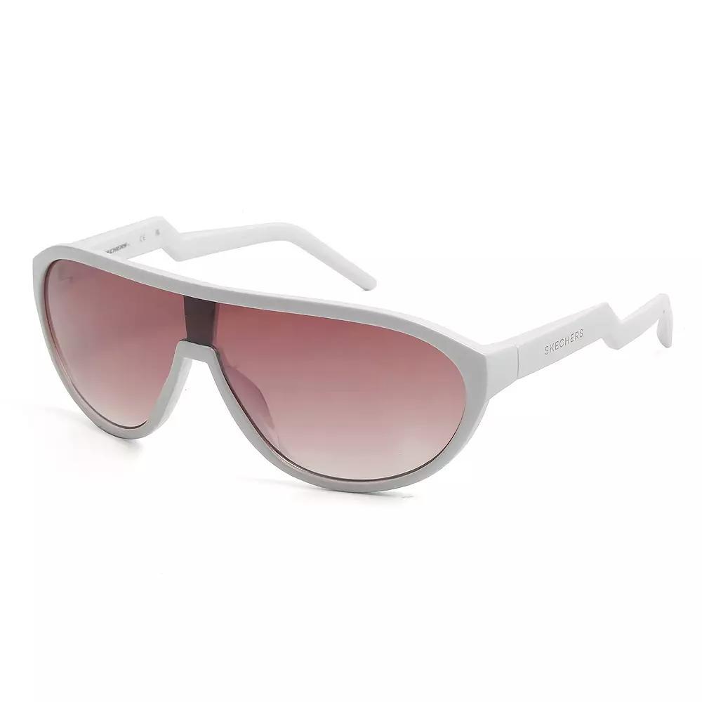 Women's Skechers® Shield Wrap Sunglasses, White Product Image