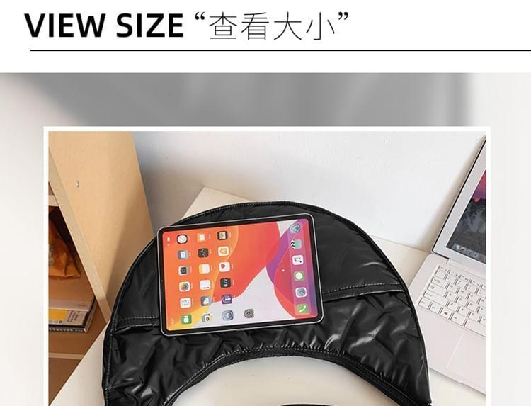 Plain Padded Crossbody Bag Product Image
