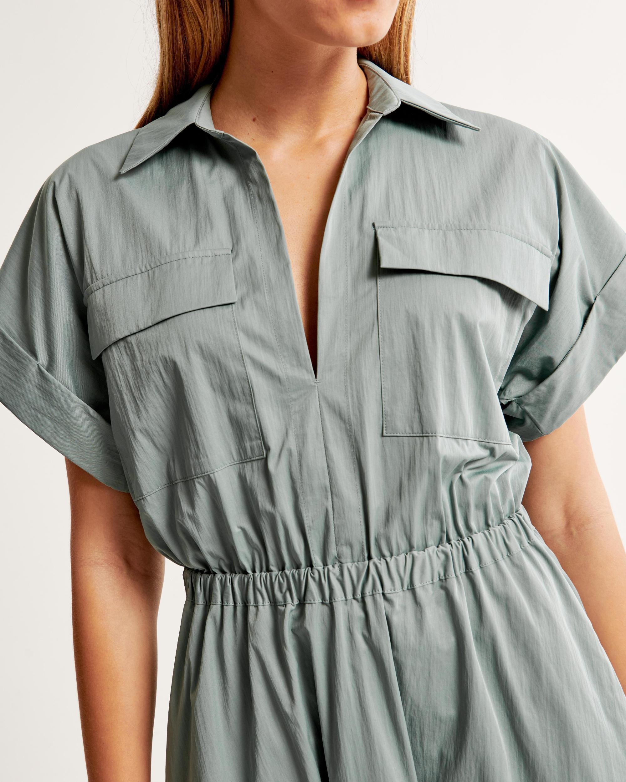 Utility Maxi Shirt Dress Product Image