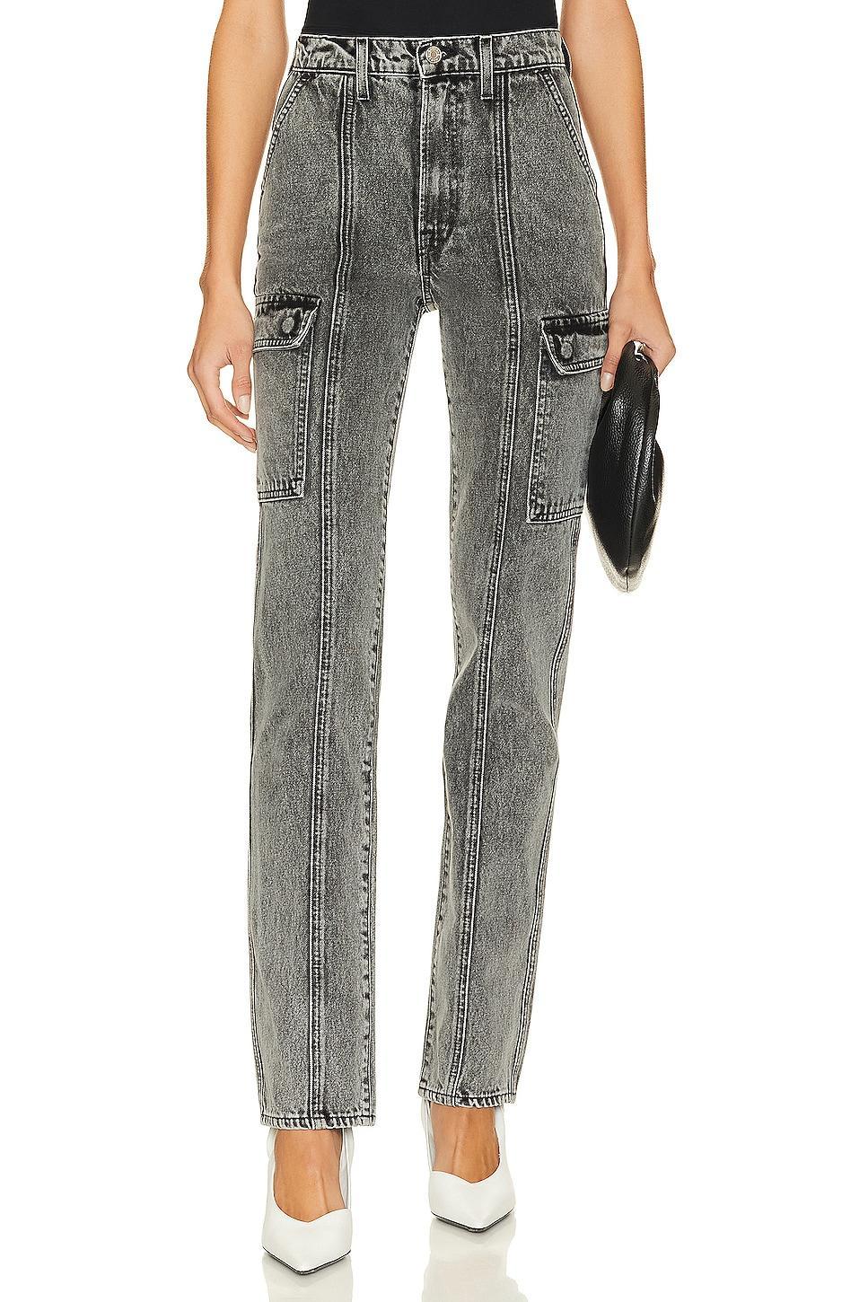 Harper High Rise Slim Cargo GRLFRND Product Image