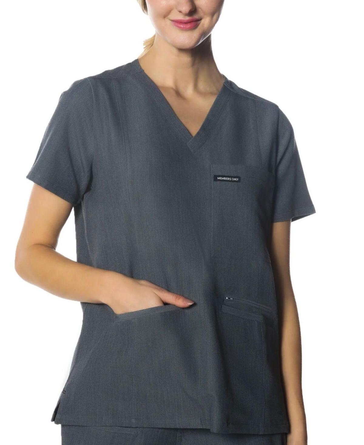 Members Only Womens Palermo 4-Pocket Scrub Top Product Image