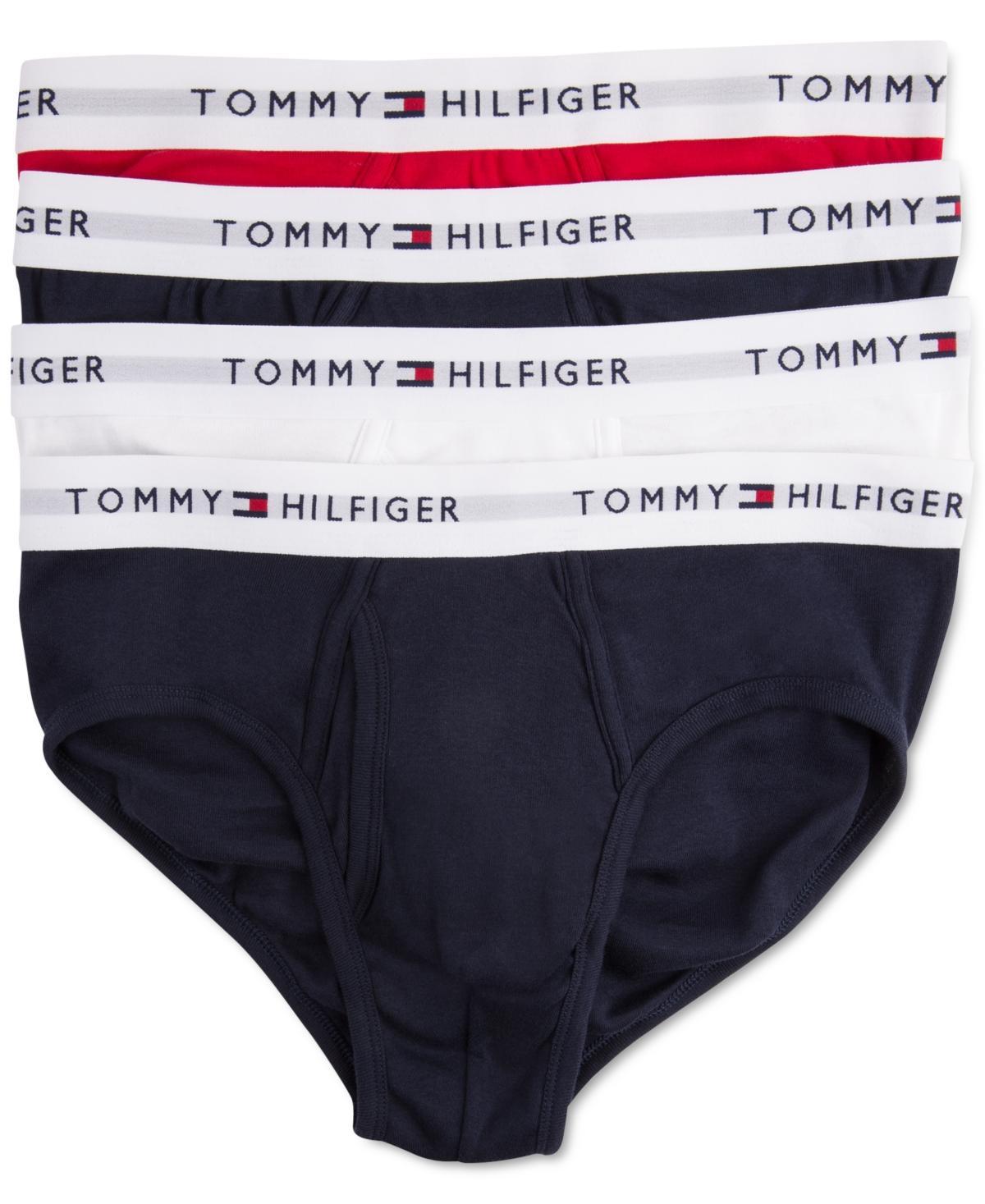 Men's Tommy Hilfiger 4-pack Cotton Classic Briefs, Size: XXL, Brown Product Image