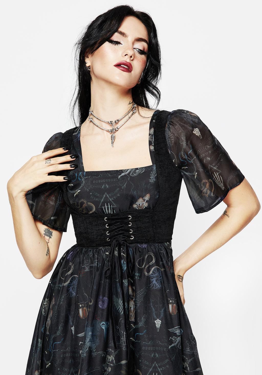 Florence Lace Up Harness Corset Top Product Image