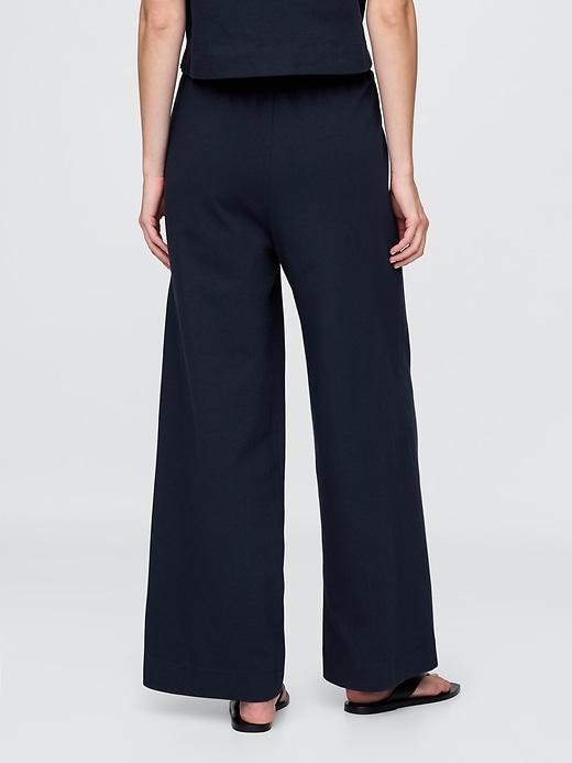 Heavyweight Organic Cotton Wide-Leg Pants Product Image