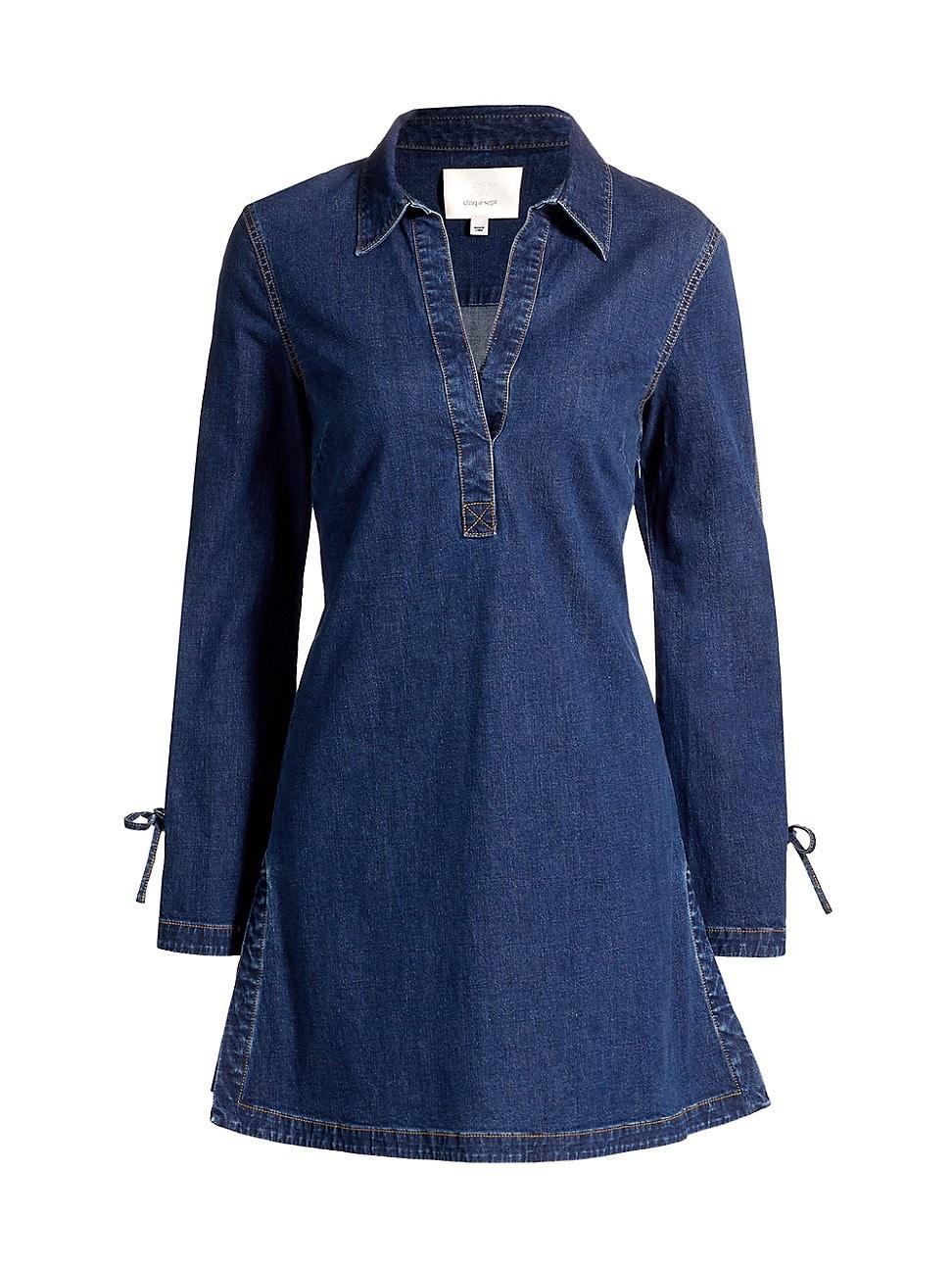 Womens Aster Denim Minidress Product Image