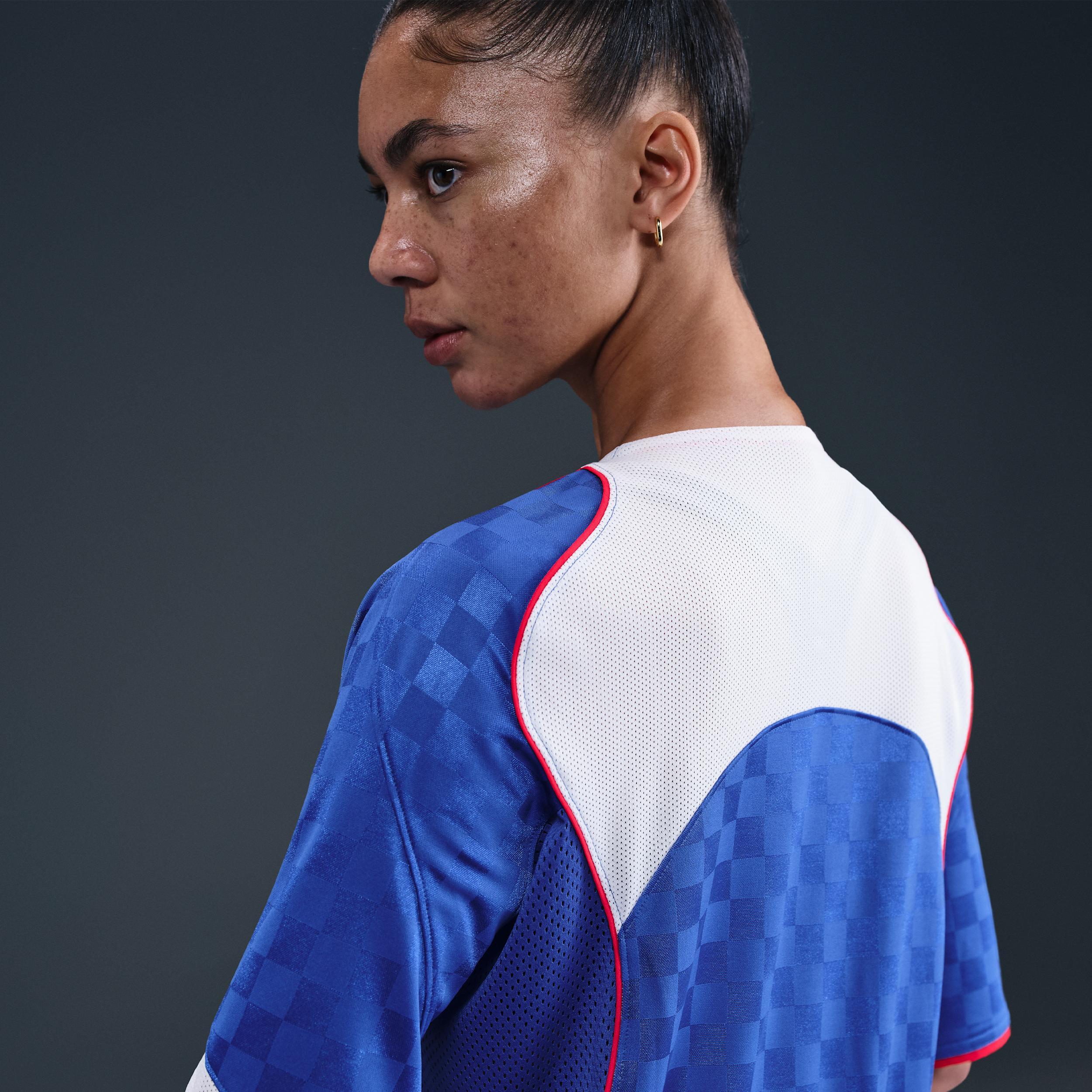 Nike Mens Total 90 Dri-FIT Soccer Jersey in Game Royal/White/Sport Red Product Image