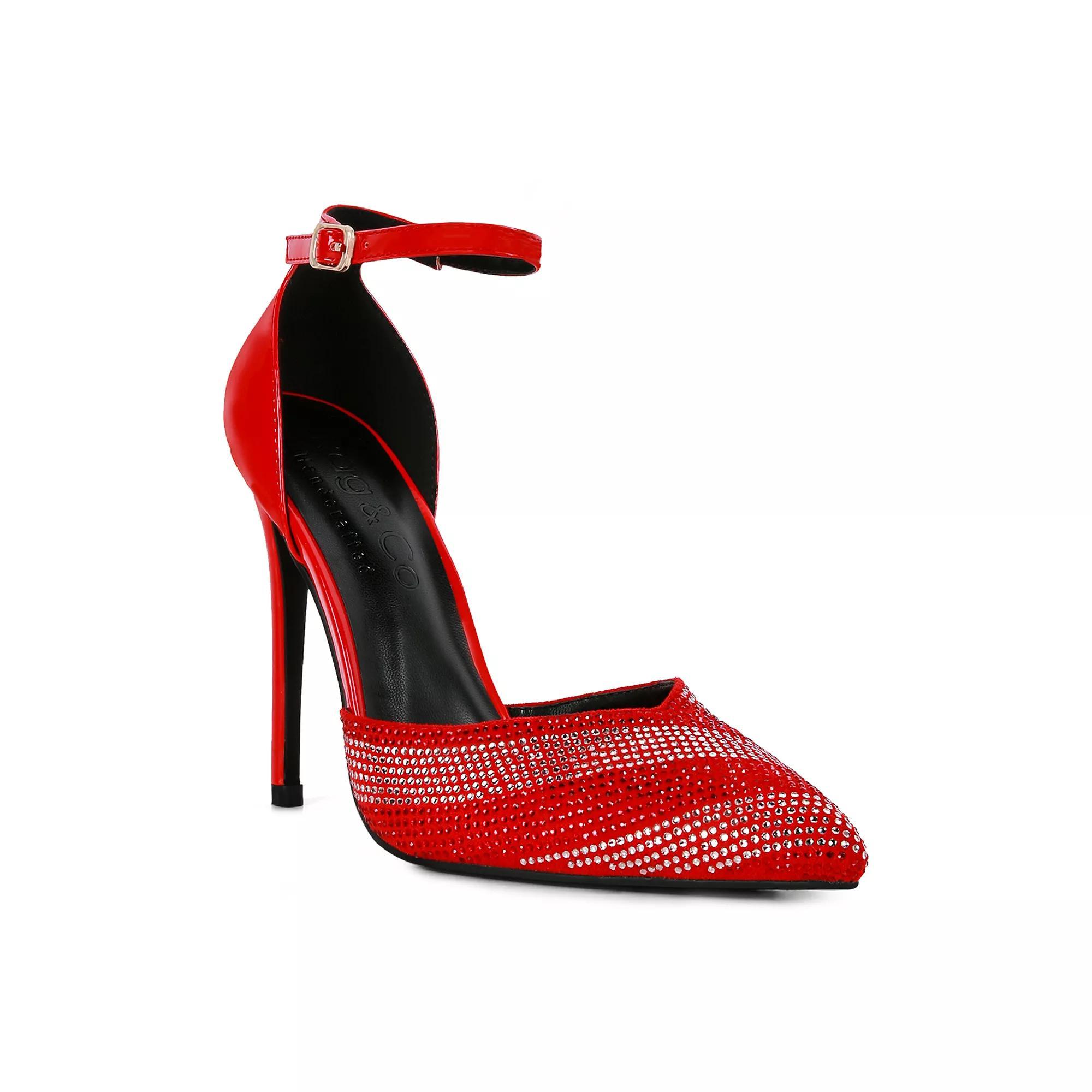 Rag & Co Nobles Women's Stiletto Heels, Size: 9, Red Product Image