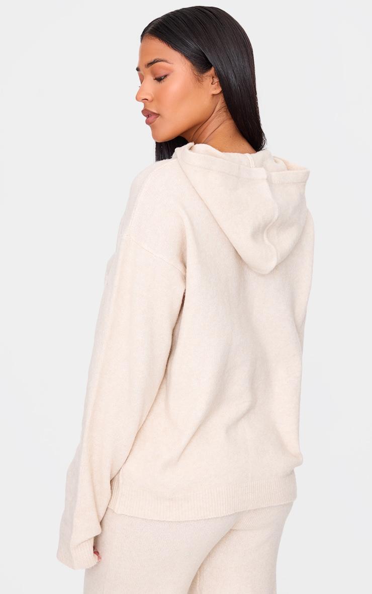 Tall Stone Soft Knit Oversized Hoodie Product Image