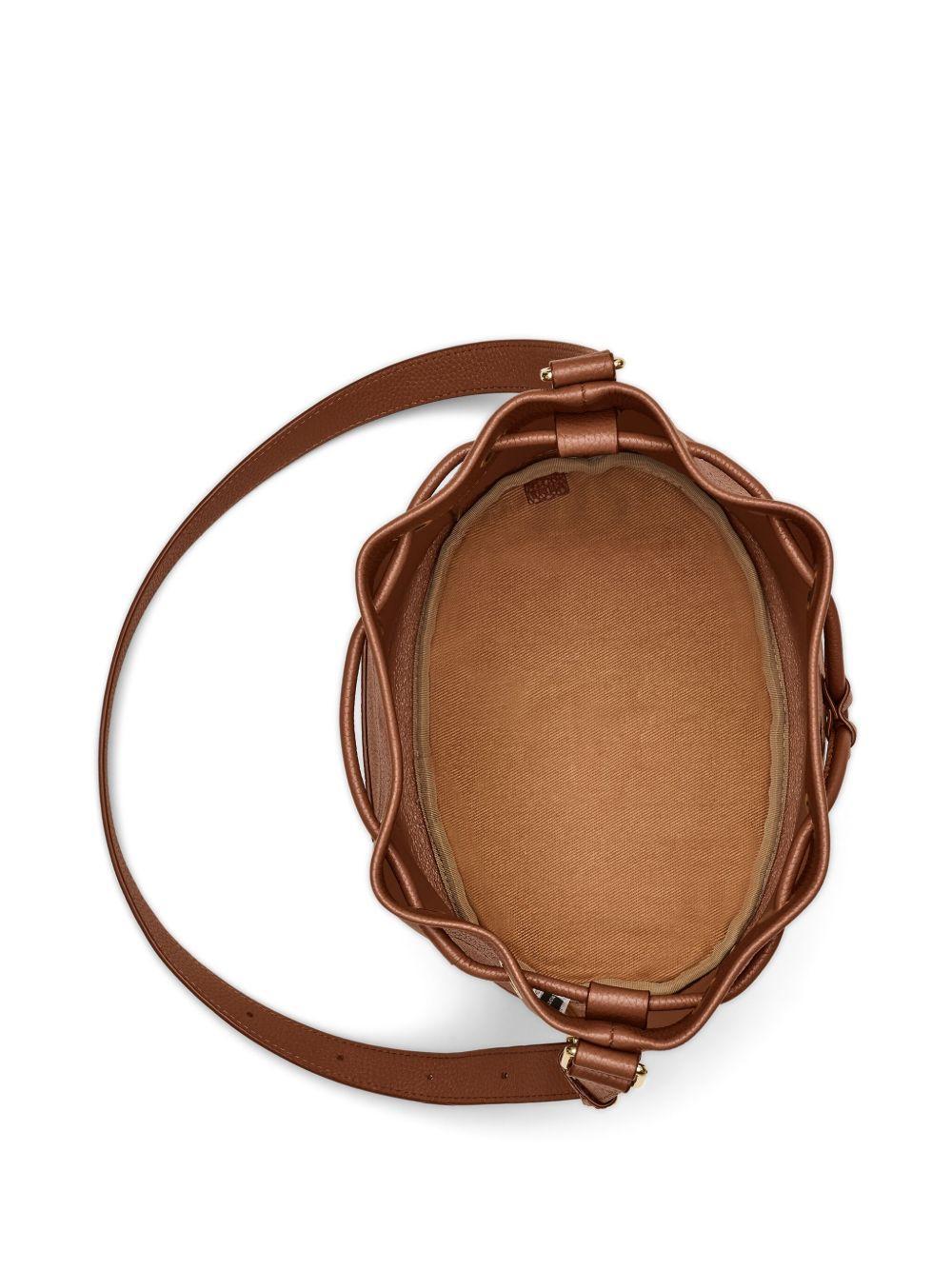 The Leather Shoulder bucket bag  Product Image