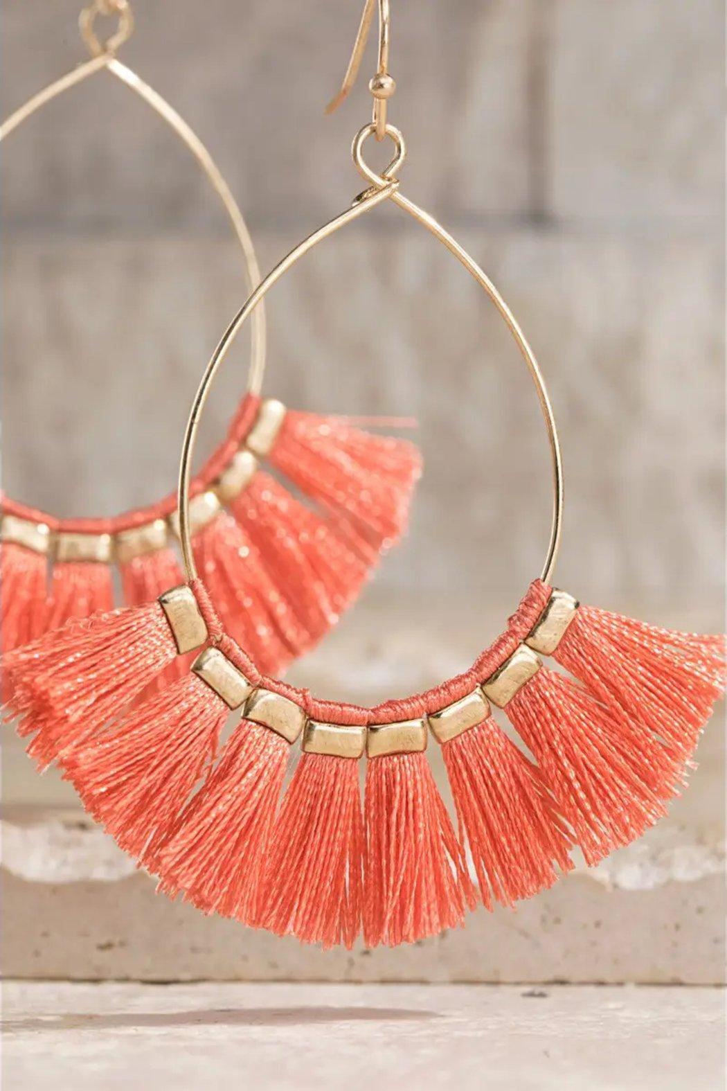 Fine Thread Fish Hook Earrings Product Image