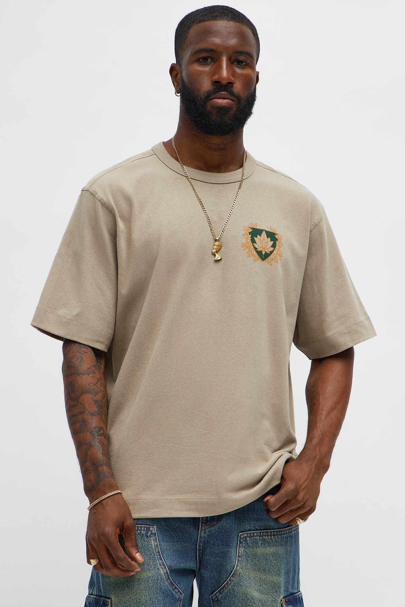 Mindfulness Oversized Short Sleeve Tee - Stone Product Image