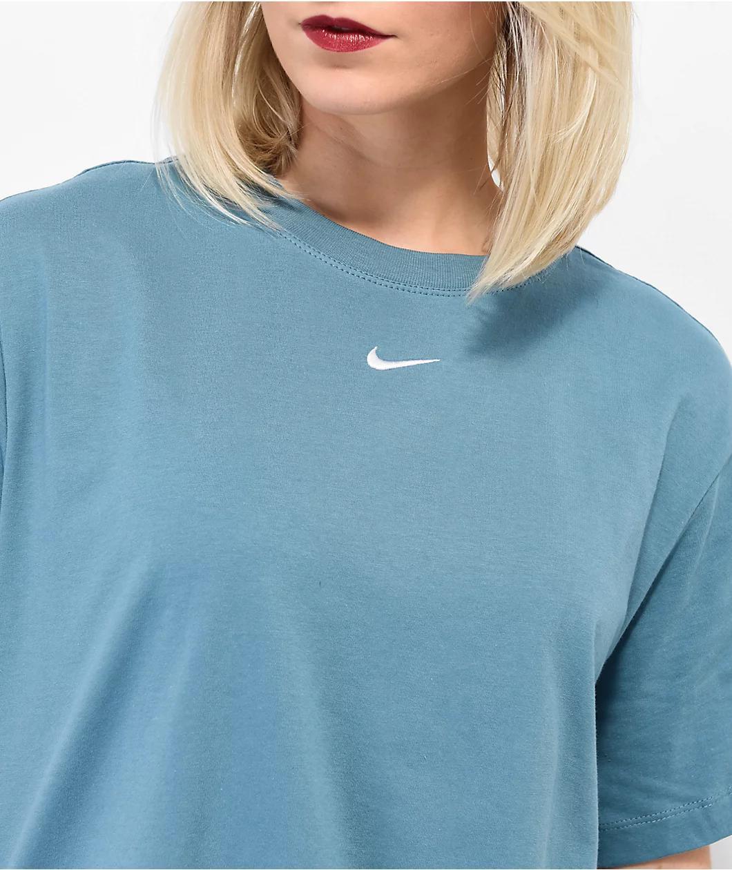 Nike Sportswear Essential Valor Blue Boxy T-Shirt Product Image