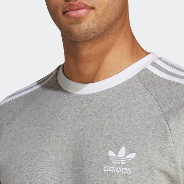 adidas Adicolor Classics 3-Stripes Tee Green S Mens Product Image