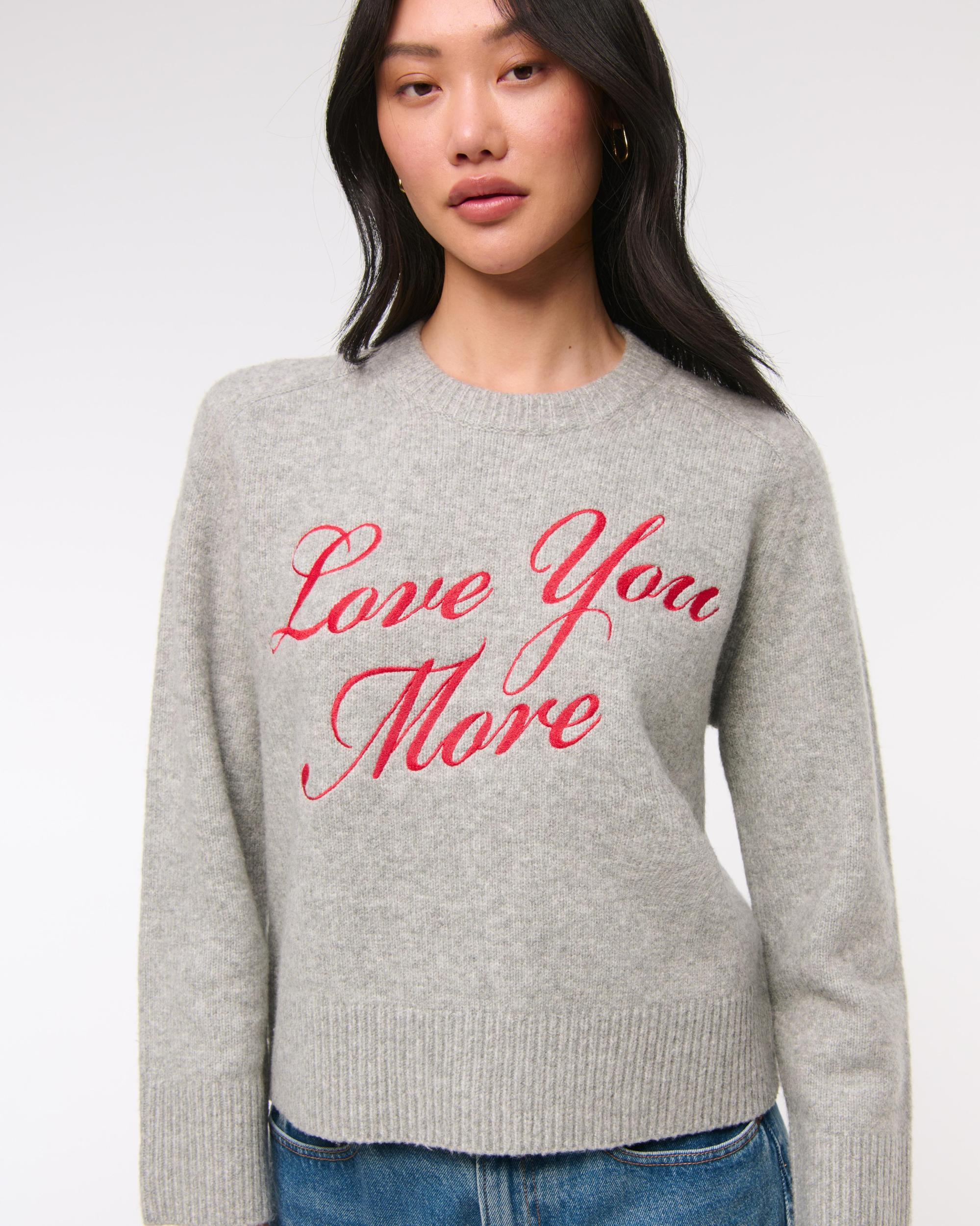 The A&F Madeline Textural Crew Sweater Product Image