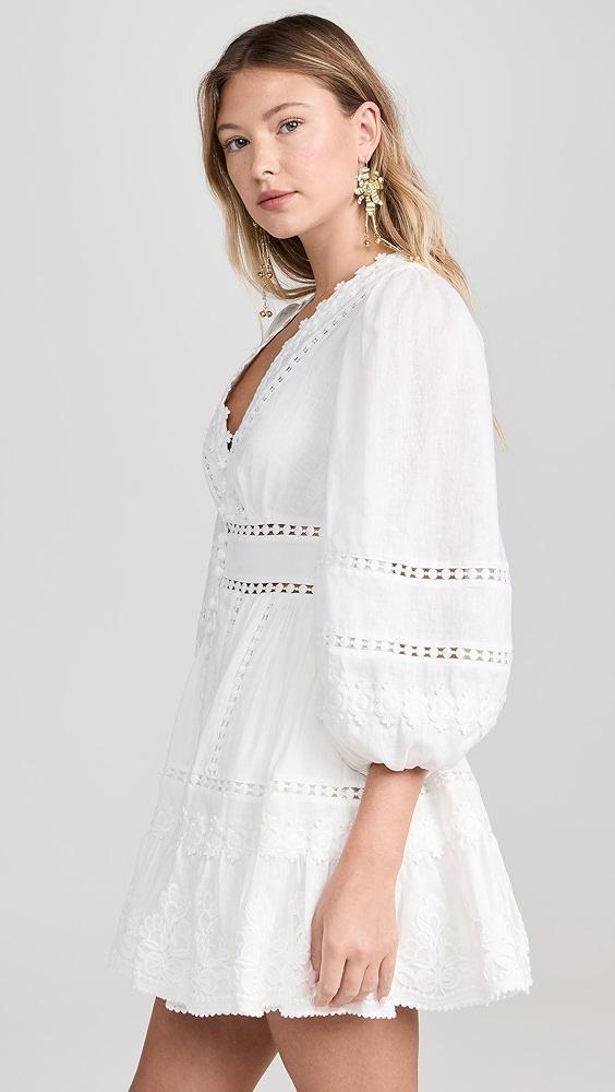 Zimmermann Pop Trimmed Mini Dress | Shopbop Product Image