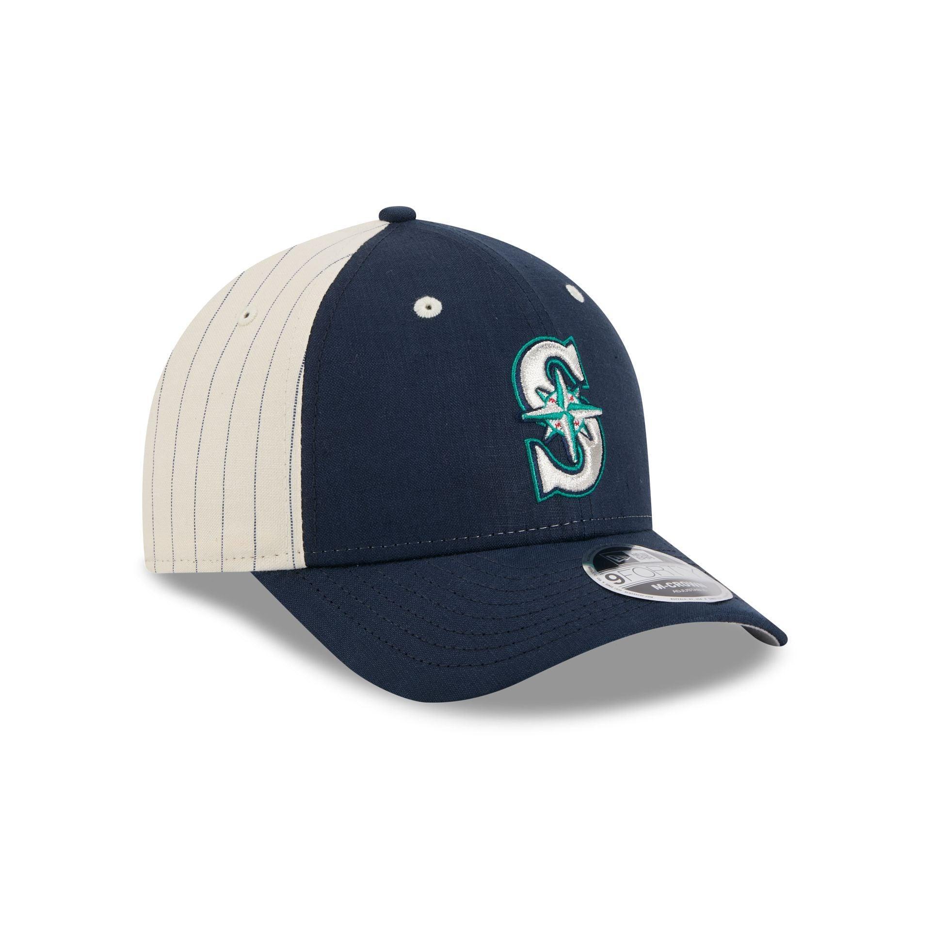 Atlanta Braves Linen 9FORTY M-Crown Snapback Hat Male Product Image